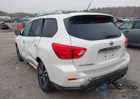 2017 Nissan Pathfinder Platinum from USA, damaged, VIN 5N1DR2MM0HC632129